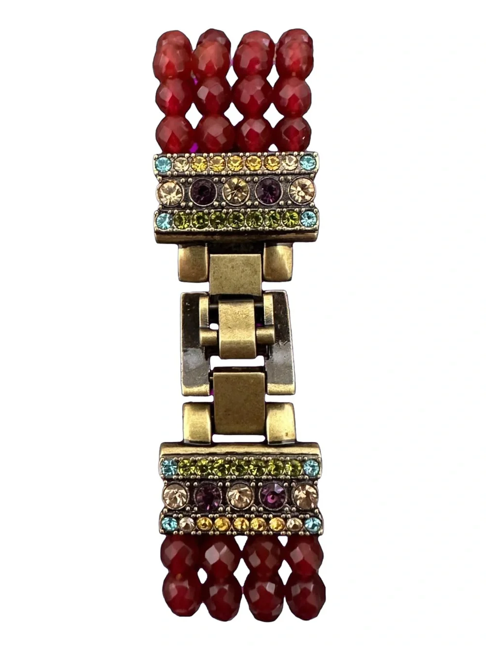 Heidi Daus vibrant red